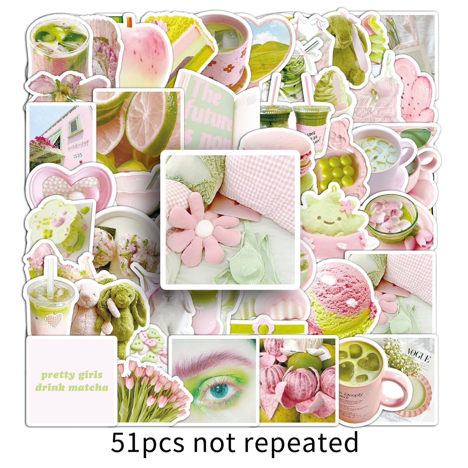 51 Style Graffiti Stickers, Personalized Decorative Stickers for Luggage, Notebook, Phone Case, Gacha Card Stickers