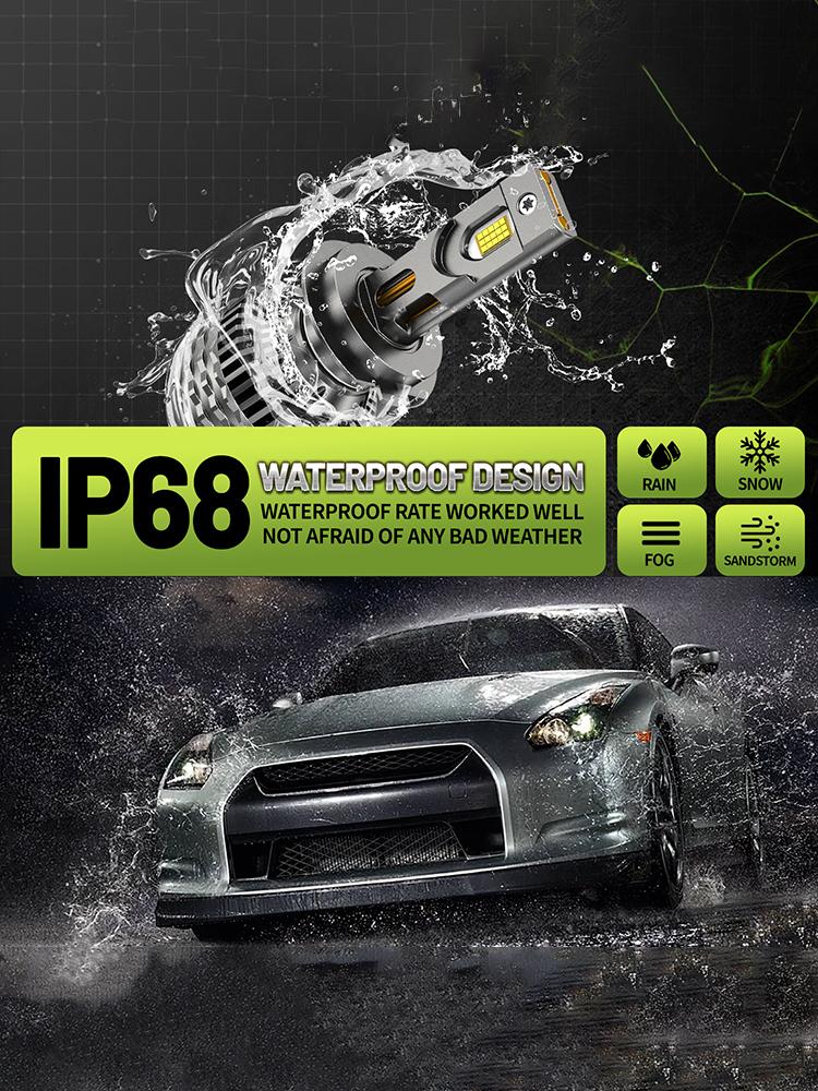 2pcs H4 H7 H11 LED Canbus H1 H3 H8 9005 9006 HB3 HB4 9012 HIR2 9007 HB5 H13 9008 Led Headlight Turbo Auto FogLamp 6000K 12V