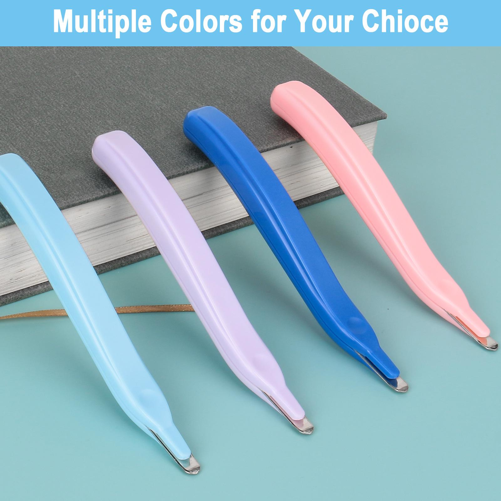 4 Pack Magnetic Staple Remover Tools, Professional Stapler Removers Staple Puller Remover for Classroom, Multicolored Stapler Remover Tool Staple Remover Stick for Home School Office, Office Stationery Supplies, Office Accessories (4 Colors)