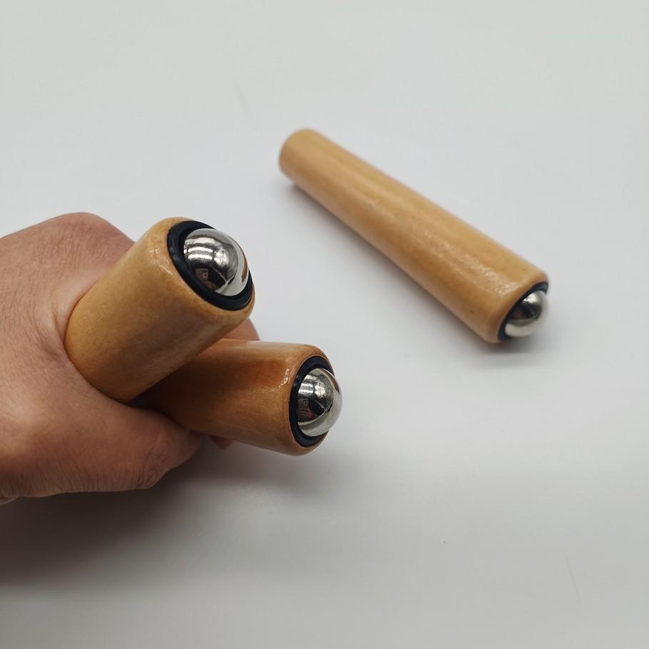 Portable 360 Degree Steel Ball Rolling Stick, Full Body Massage Roller, Abdominal Thigh Face Hand Back Muscle Massage Tool