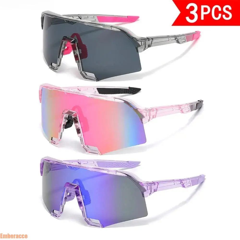 Men's 3-Pack Oversized Sunglasses - Retro Look Outdoor Wear with UV400 Shield, HD Lens Coating, Oversize Fit, Lightweight Frame, Bold Casual Streetwear Shades for Driving, Outdoor Activities, Fashion Accessories