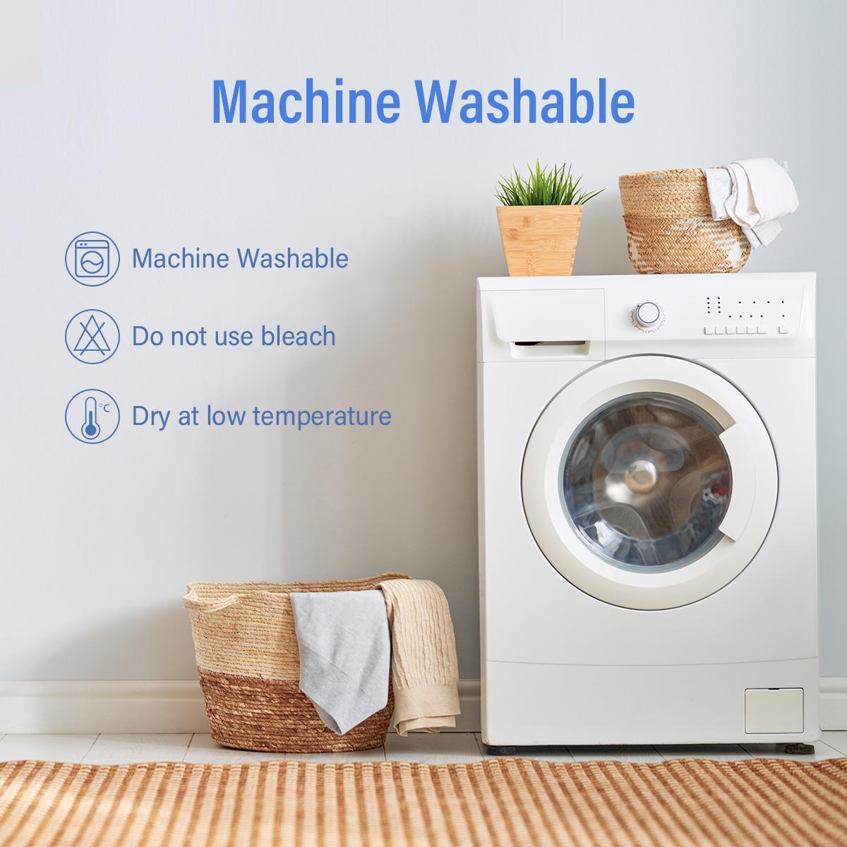 【VALUXE】 Breathable Cooling Mattress Topper Queen Size – Plush Quilted Fitted Mattress Protector with 8–21” Deep Pocket