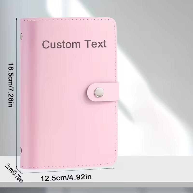 PU Material Money Receipt Folder, Bill Organizer Planner, Holds Up to 100 Bills, Includes Bill Photos, Stamps, and Card Storage, Ideal for Organizing Finances