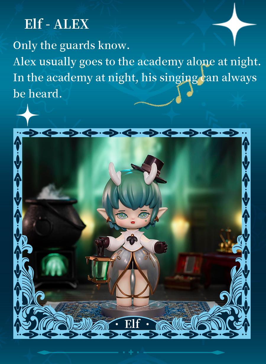 Misya Magic Academy Series Blind Box Figure, Girls' Birthday Gift, Surprise Element, Cute Collectible Figurines, Perfect for Celebrations