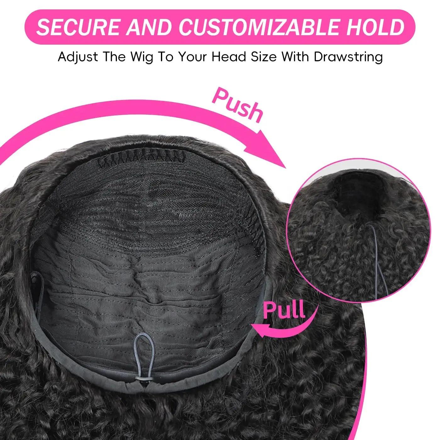 [NEW IN HALF WIG] Kinky Straight 3 in 1 Half Wig Real Human Hair for Women Glueless Wear and Go No Lace Flip Over Half Wig Beginner Friendly Seamless Clip In Wigs 200% #TikTokShopHolidayHaul