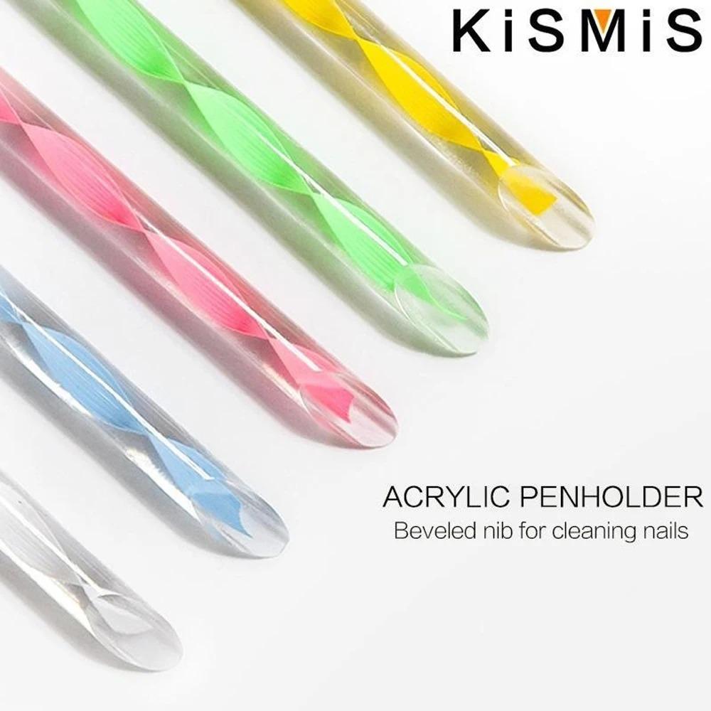 Professional 5-Piece Nail Brush Set, Nail Art Brush: Synthetic Bristles, Non-Shedding, Stainless Steel Handle. Includes Flat, Angled, Detail, Fan Brushes for Smooth Gel & Dip Powder Application. Ergonomic Grip for Salon & Diy Use.