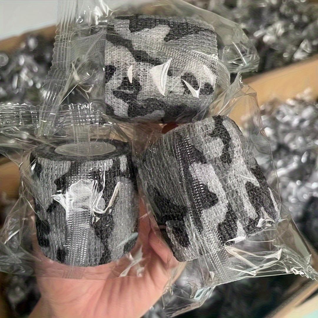 12 Rolls Camouflage Print Self-Adhesive Bandage Wrap for Finger/Wrist Support, Camping/Fishing Gear & Outdoor Sports Safety Guard