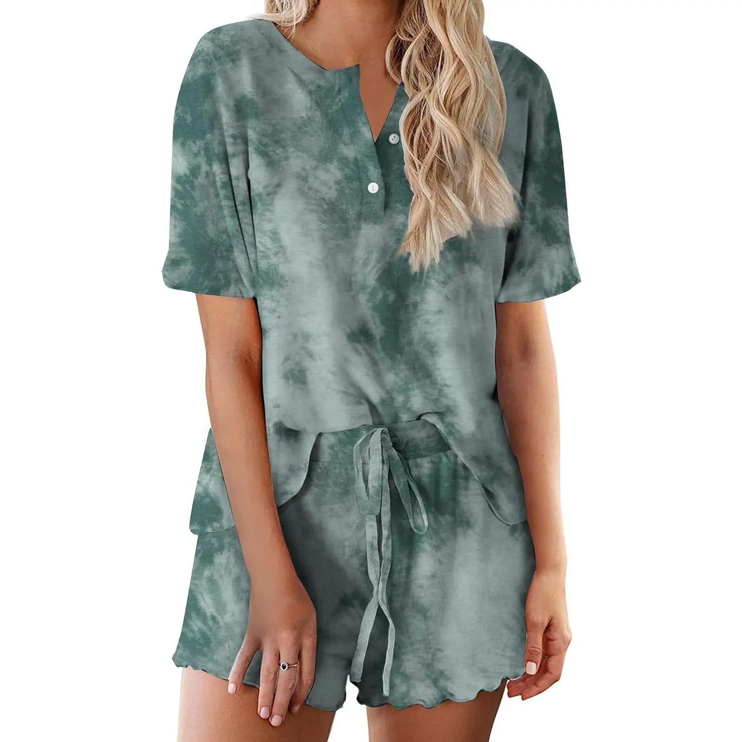 Tie Dye Dark Green