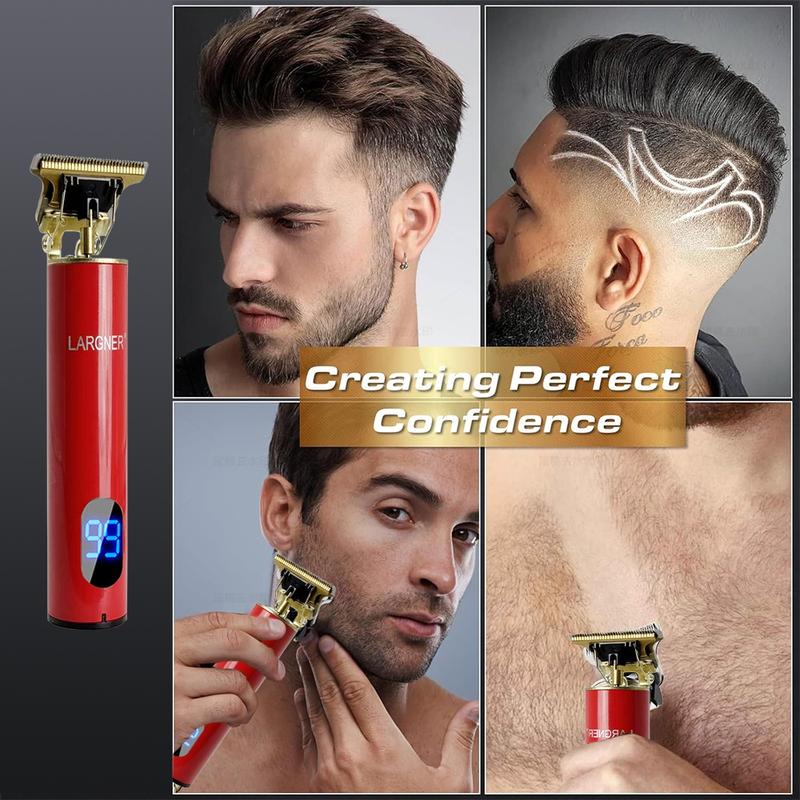 4 in 1 Electric Hair Trimmer Kit, 1 Set Rechargeable Hair Clipper Set, Professional Hair Cutting Grooming Kit for Men, Hair Beard Trimmer