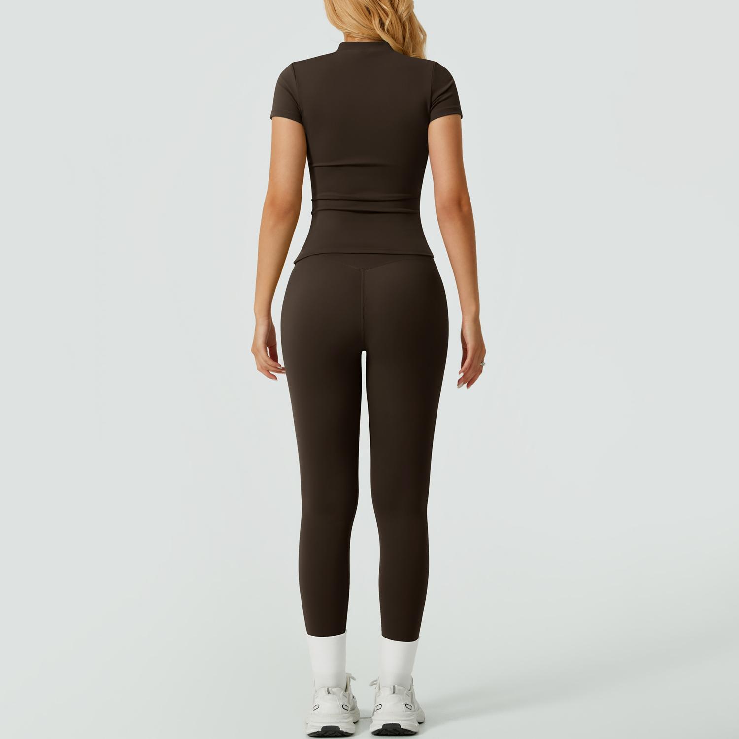 NcmRyu Women's Tummy-Control Bodycon Workout Set - Buttery-Soft Moisture-Wicking Sculpting Yoga Gym Activewear women