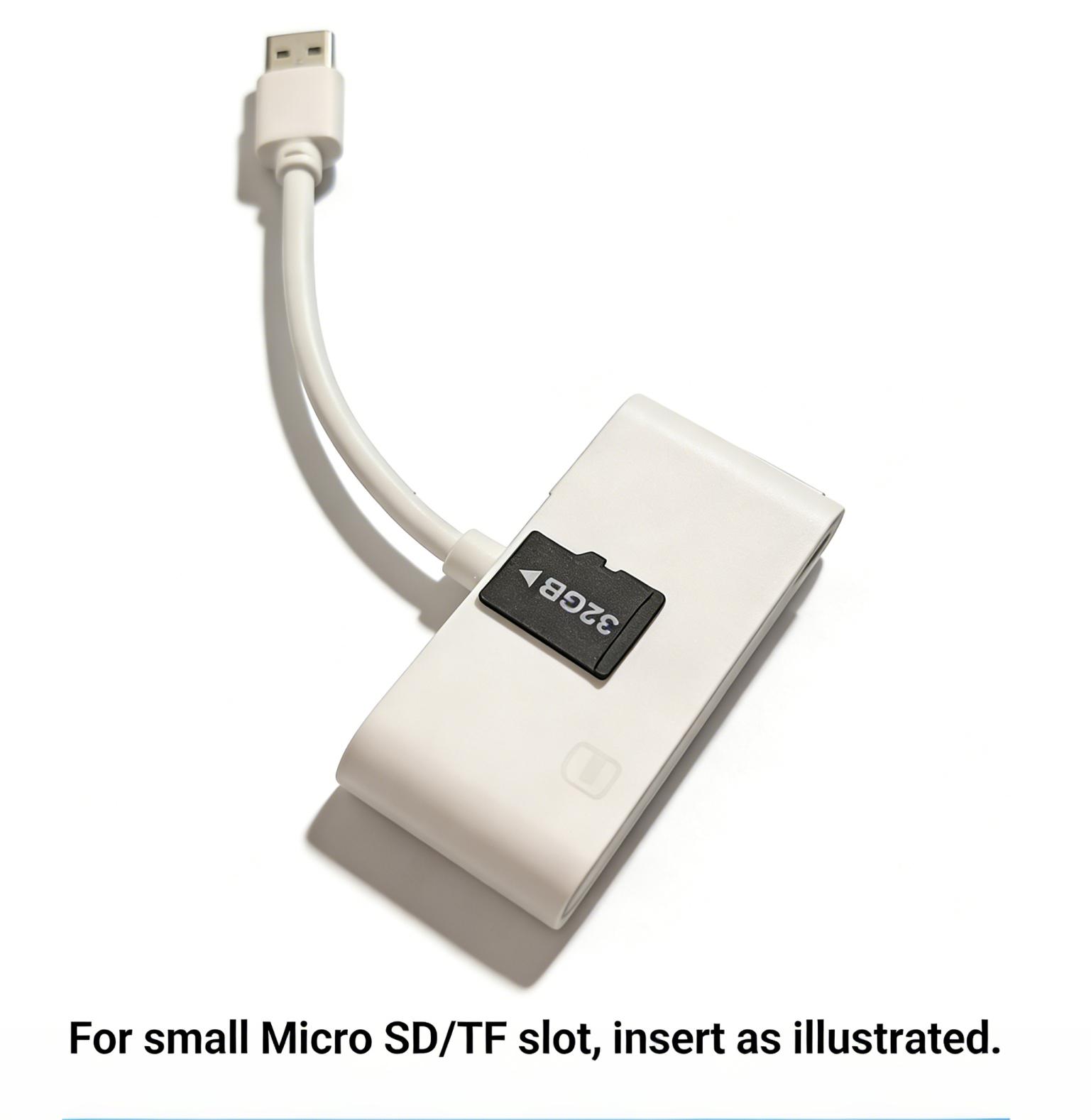 SD Card Reader for iPhone/Android Card Reader High Speed 5Gbps SD MicroSD Card Reader for iPhone USB C 5 in 1 Dual Interface Triple Slots Plug and Play No App Required for Dash Cam Digital Camera Drone iPhone iPad Android Mac Desktop Photography Outdoor S