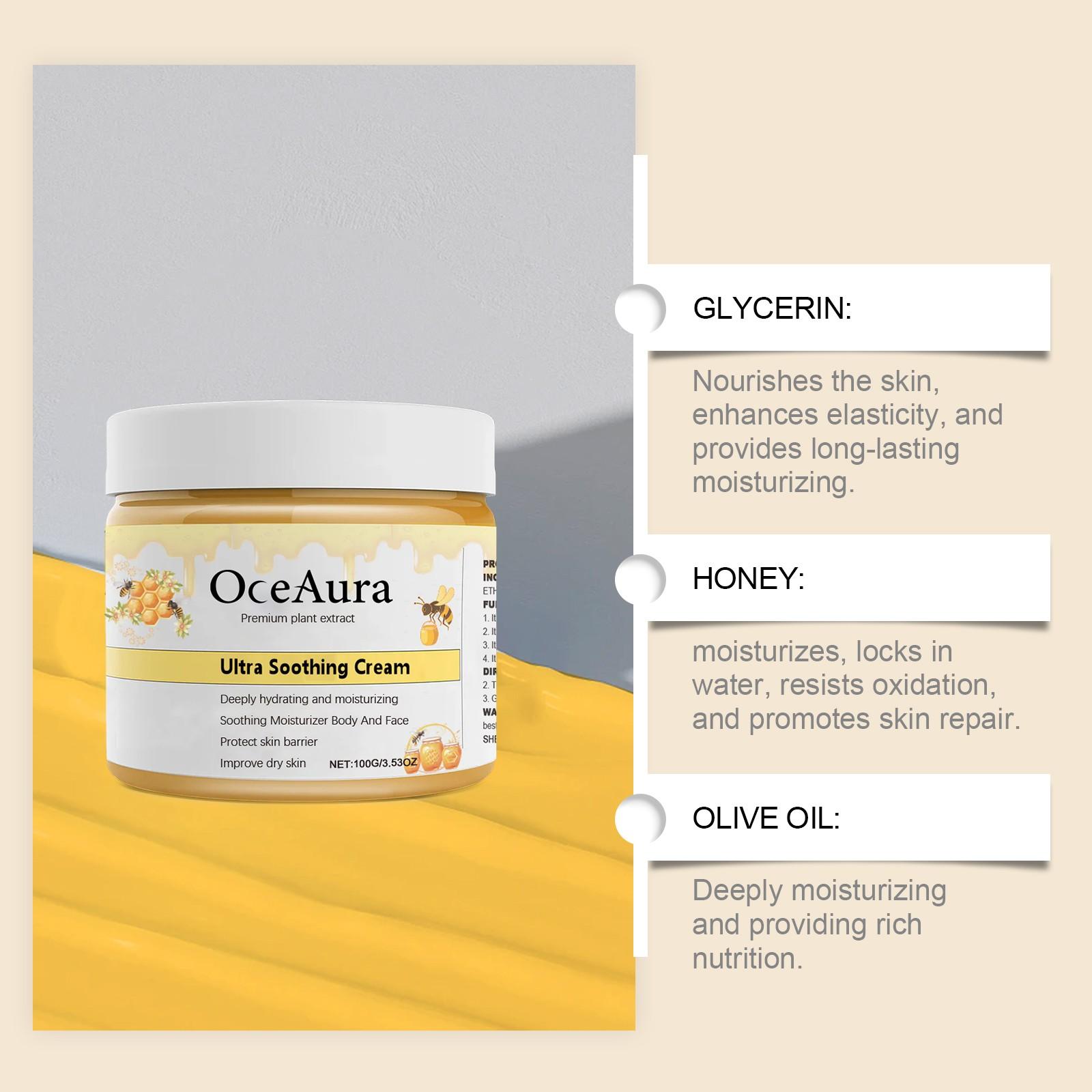 OCEAURA Ultra Soothing Cream Gentle Nourishing Barrier Repair Skin Comfort Relief Cream