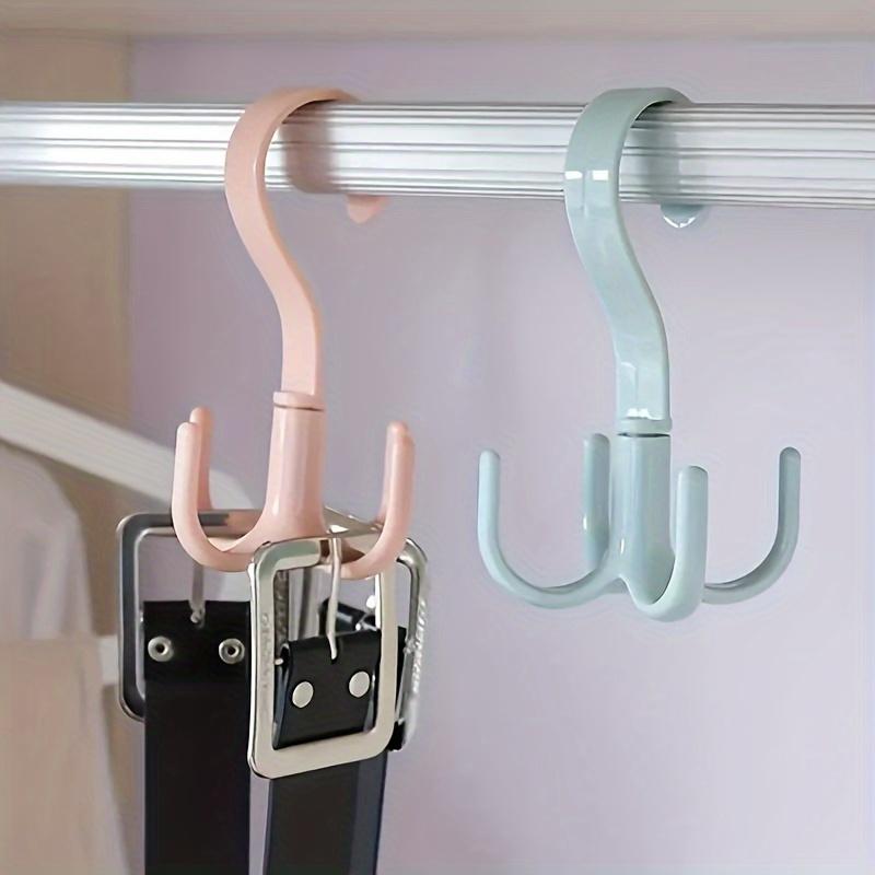 1pc Rotating Storage Hangers, Multifunctional And Space-Saving Wardrobe Organizer Hooks For Coat, Bag And Scarf Use In Home And Office