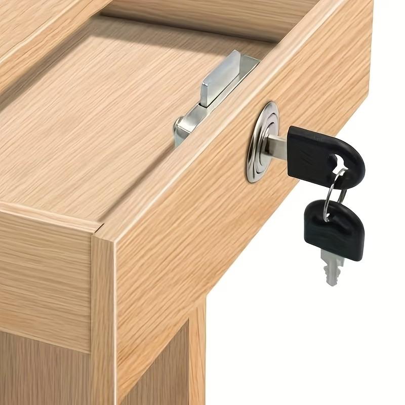 Advanced Drawer Locks Set, Secure Furniture Locks for Home & Office, Durable Design, Easy Installation, Ideal for Storage Solutions