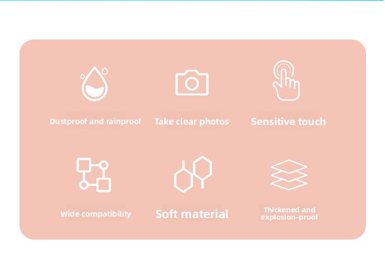 Waterproof mobile phone bag, transparent waterproof mobile phone case lanyard, better buoyancy on the inflatable edge, suitable for swimming, cruises, diving, kayaking, hot springs, SPA mobile phone bags