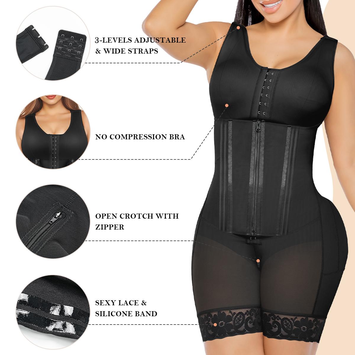 YIANNA Overbust Fajas Colombianas Moldeadoras Shapewear for Women Tummy Control Body Shaper Girdles Waist snatched Garment SpringStatements