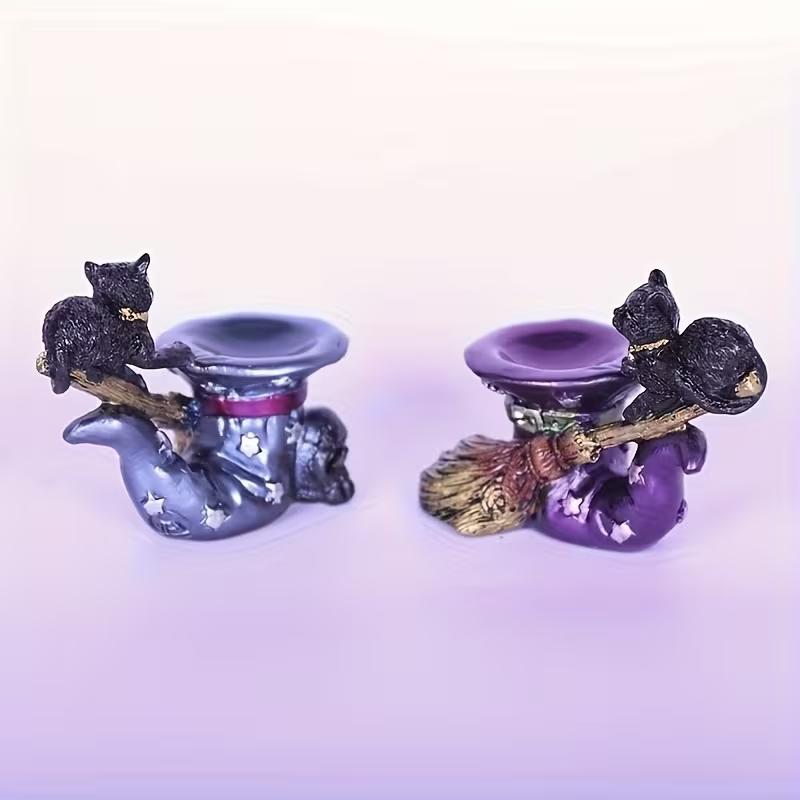 Magic Cat Base Crystal Ball Display Stand, Glass Sphere Holder, Room Decoration, Vintage Style Crystal Ball Stand, Office Desktop Decor