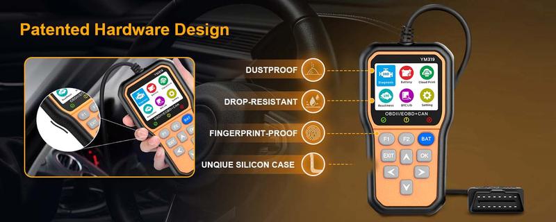 This Hill OBD2 Scanner Diagnose Tool - Battery Tester 2 in 1, Read/Clear Car Check Engine Light Code Reader - OBDII Scan Tool & Battery Charging Component Test This Hill OBD2 Scanner Diagnose Tool - Battery Tester 2 in 1, Read/Clear Car Check Engine Light Code Reader - OBDII Scan Tool & Battery Charging Component Test