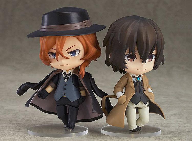 10CM Q-version Bungo Stray Dogs Nendoroid KO Articulated Action Figures Model Kit Desktop Ornament Collectible Toys Statue Gift