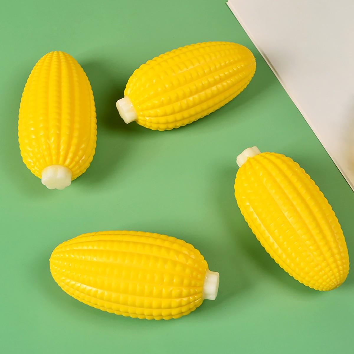Cartoon Corn Desktop Decoration, Prank Prop, Quick Bounce, Office Stress Relief Toy, Stress Ball, Perfect Gift, Fun and Interactive Decor