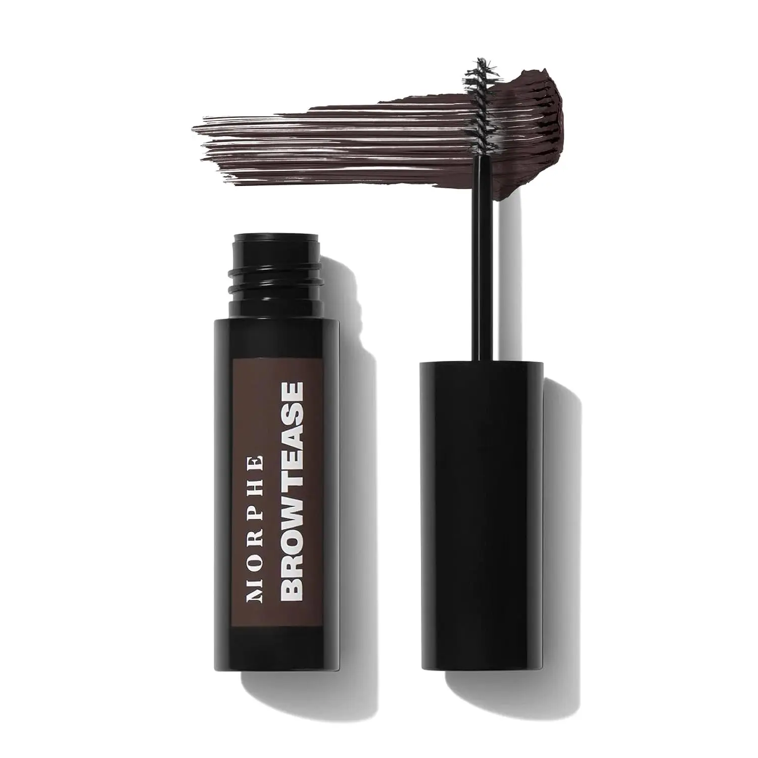 Brow Tease Eyebrow Gel Mousse - Volumizing Brow Gel to Tint, Thicken & Shape with 100% Natural Bamboo Fibers - Enriched with Conditioning Coffee Seed Oil - Chocolate Mousse (0.16 fl oz)