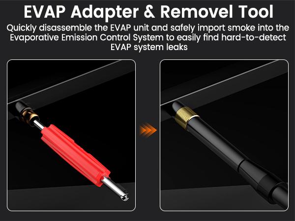 ANCEL S300 Smoke Machine with Built-in Air Pump, Pressure Gauge & Flow Meter, Dual Mode EVAP Smoke Machine Leak Tester, Vacuum Fuel Pipe System Smoke Leak Detector Automotive Diagnostic Tool Vehicle