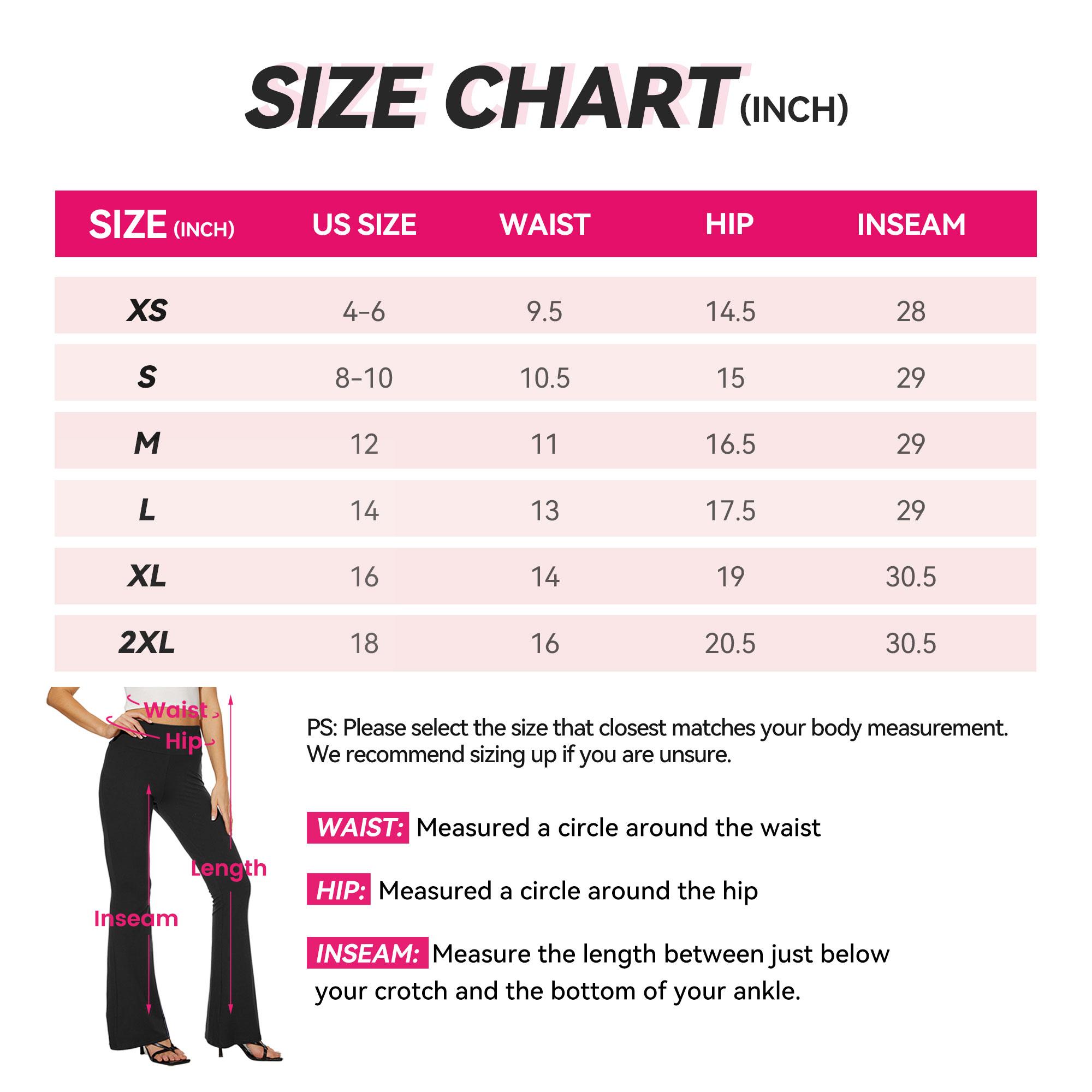 SHOWITTY 2-Pack Flare Leggings for Women with Pockets – Plus Size Crossover High-Waisted Black Workout Underwear