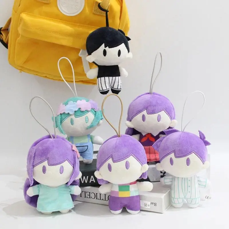 10cm Cute Cosplay Omori Game Character Sunny / Aubrey / Basil / Hero / Mari / Kel Plush Toys Cartoon Anime Pendant Plushie Doll
