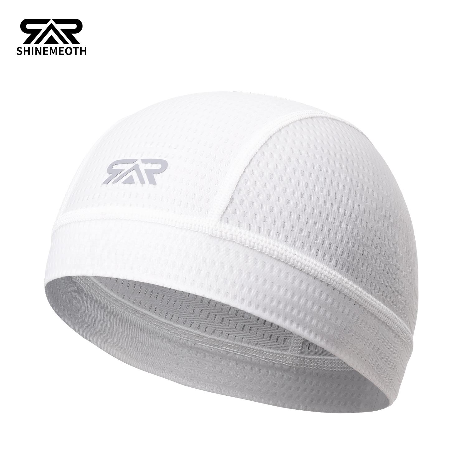 Shinemeoth Ultra Soft Mesh Cycling Cap, Skin-Friendly Helmet Liner, Durable Non-Fading Cool Hat, Comfortable Riding Accessory
