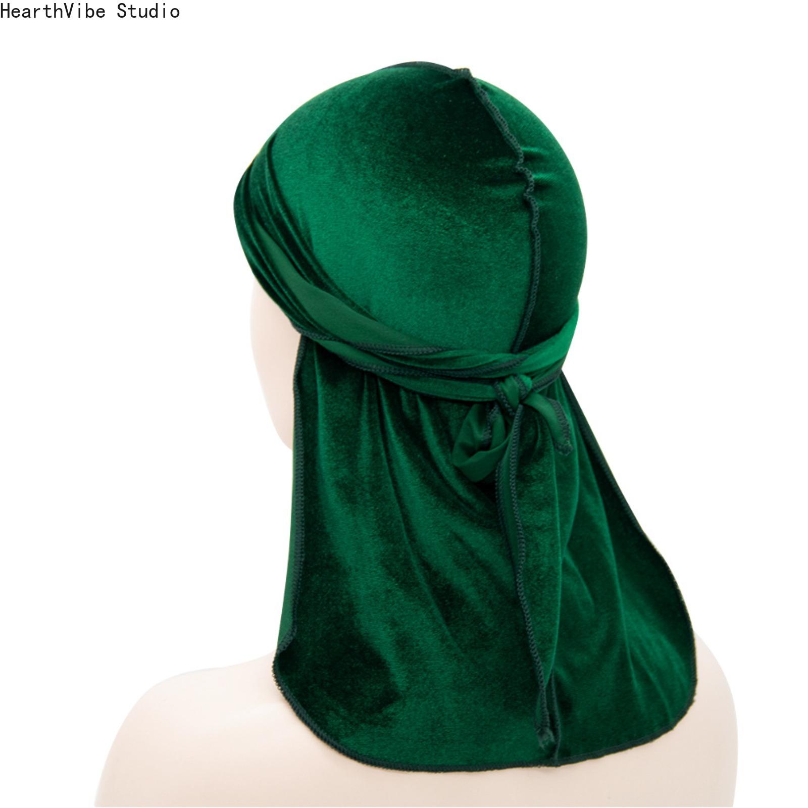 Premium Velvet Durag with Silk Satin Lining, Oversized 360 Wave Cap, 40-in Extra Long Tails, Adjustable Headwear, Hip Hop Wave Locking Unisex Streetwear Accessory for Men, Compression Headwear Premium Velvet Durag with Silk Satin Lining, Oversized 360 Wave Cap, 40-in Extra Long Tails, Adjustable Headwear, Hip Hop Wave Locking Unisex Streetwear Accessory for Men, Compression Headwear