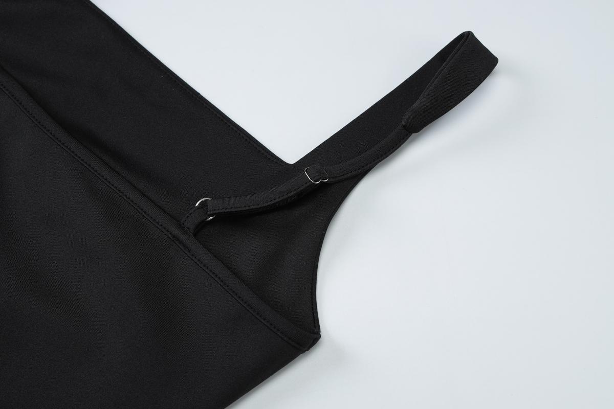 Women's Solid Side High Slit Sleeveless Bodycon Cami Dress, Backless Sleeveless Dresses, Elegant Backless Long Dress for Party Club Holiday Beach Vacation, Ladies Summer Clothes