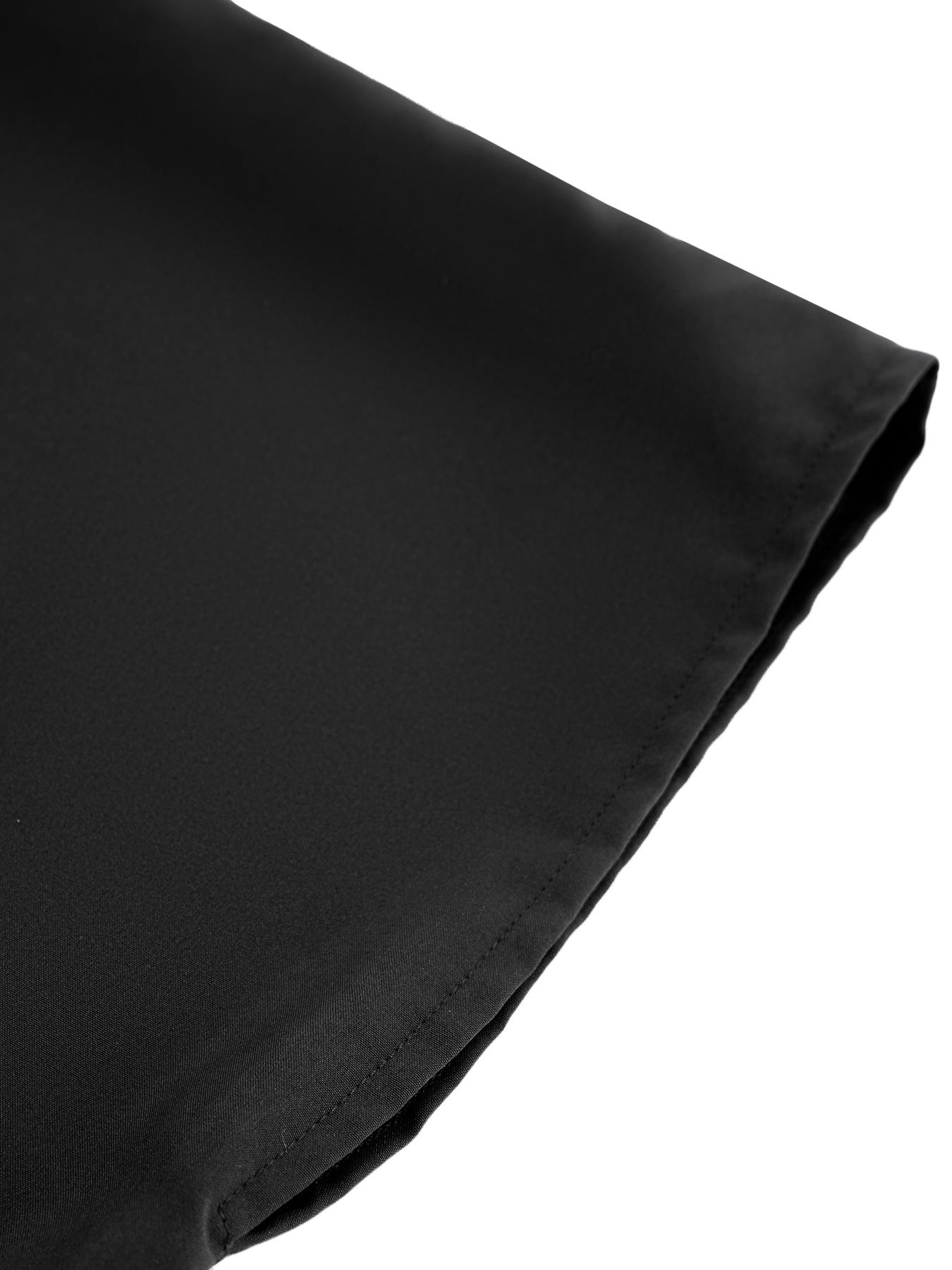 Women's Elegant Fall Casual Loose-Fit Dress, Deep V-Neck Long Sleeve High-Waisted Split Hem, Plus Size Woven Fabric Womenswear