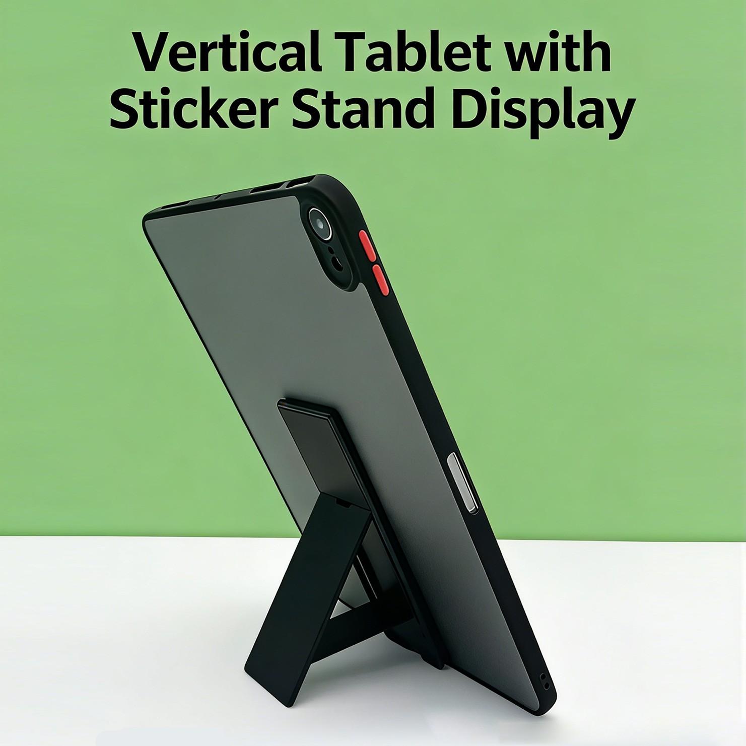 iPad Foldable Stand, Adhesive Tablet Holder, Horizontal/vertical Placement, Ideal for Daily Learning, Watching Shows, Drawing