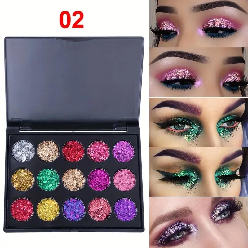 2pcs 15 Color Diamond EyeShadow Palettes Set Makeup Each Color Is Full Of Vitality And Glittering Metal Pearl Effect Suitable For Festival Stage 2pcs 15 Color Diamond EyeShadow Palettes Set Makeup Each Color Is Full Of Vitality And Glittering Metal Pearl Effect Suitable For Festival Stage