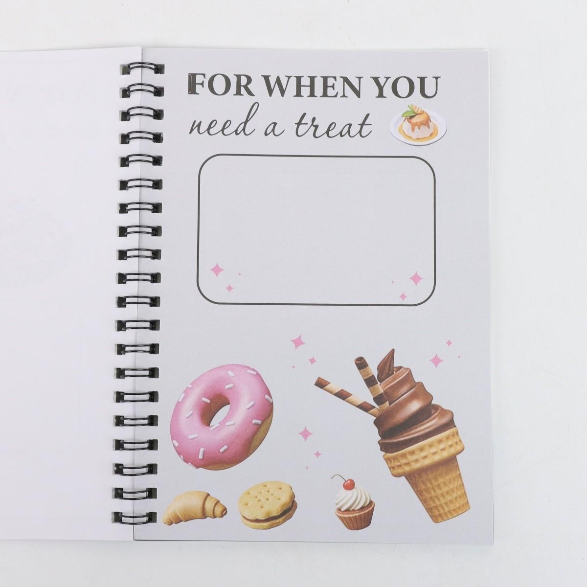 College Survival Gift Card Organizer Notebook, Graduation Season Gift, Coil Binding, Perfect for University Students, Practical and Stylish