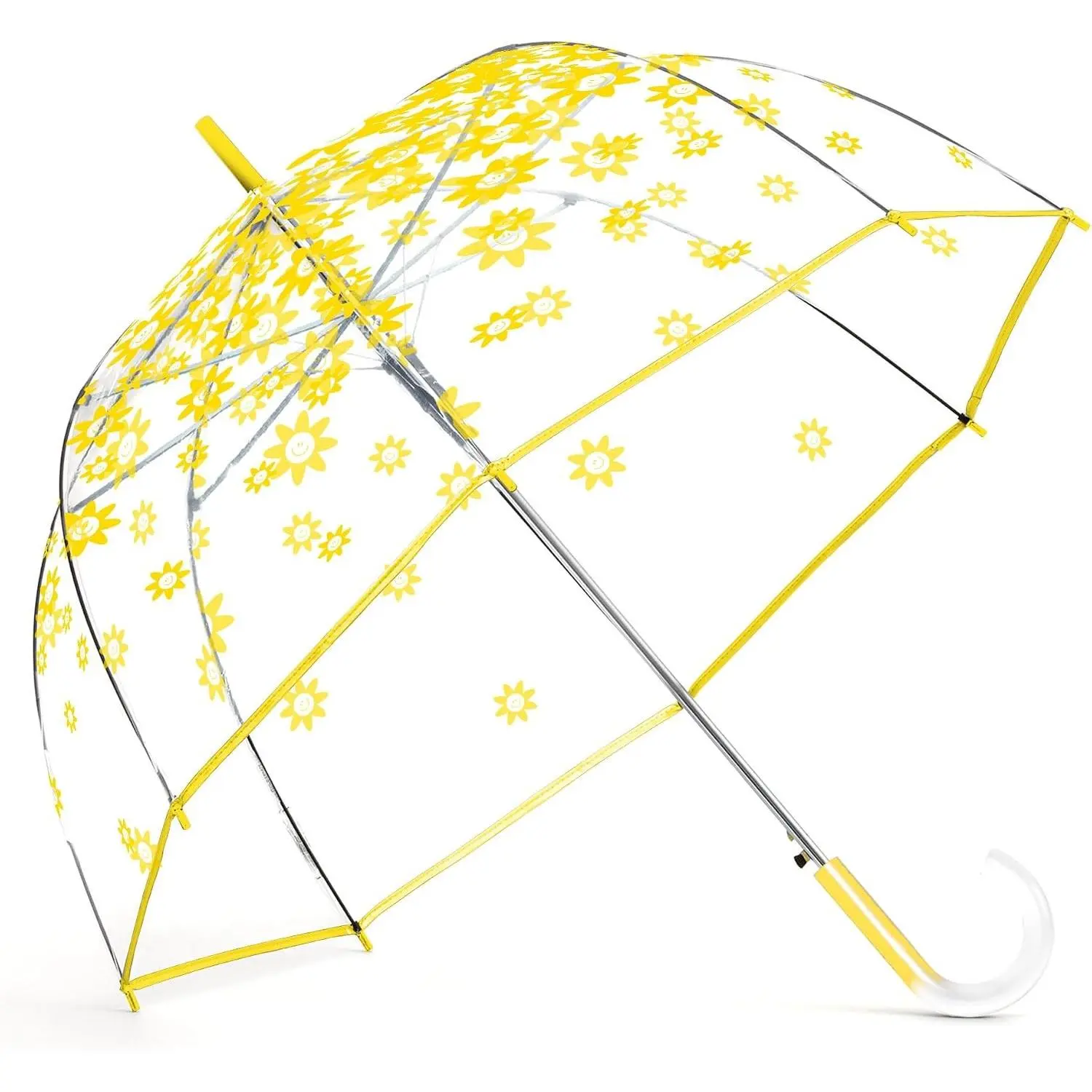 Auto Open Bubble Umbrella – See Through, Rain & Windproof, for Weddings, Proms, Events