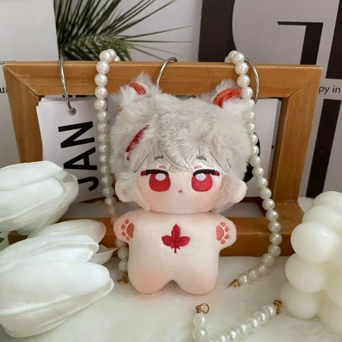 Genshin Impact Tighnari Xiao Tartaglia Kaedehara Kazuha Plushie Toys Doll Anime Plush Pendant Backpack Keychian Birthday Gifts