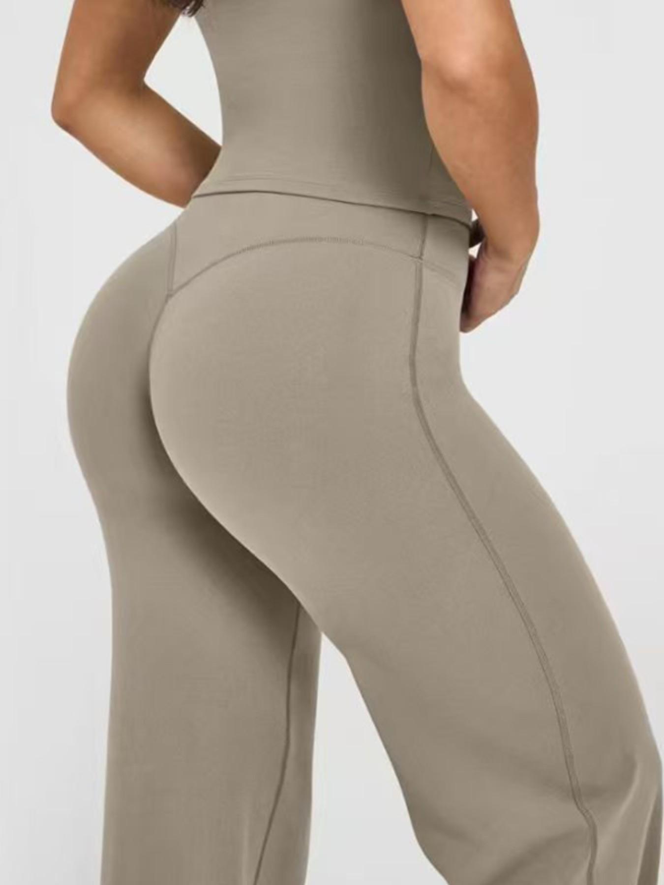 Women's Yoga Wide Leg Pants, Soft Skin-Friendly, Loose Fit, Slimming Fitness Casual Pants, Sporty All-Season Wear