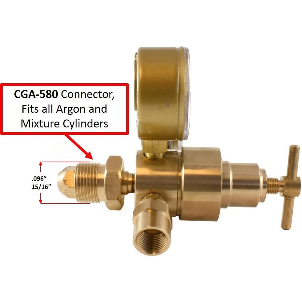 - Industrial Argon Regulator/Flowmeter Gauges for MIG and TIG Welders