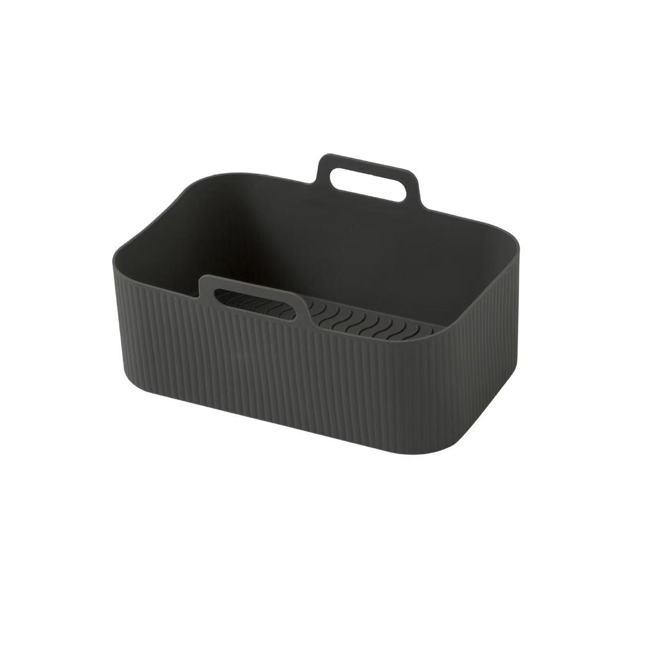 Suitable for NINJA DZ201&DZ401&AF300&AF400 Rectangle Air Fryer Silicone Pot, Reusable Air Fryers Liners, Oven Baking Tray, Household Kitchen Air Fryer Accessories