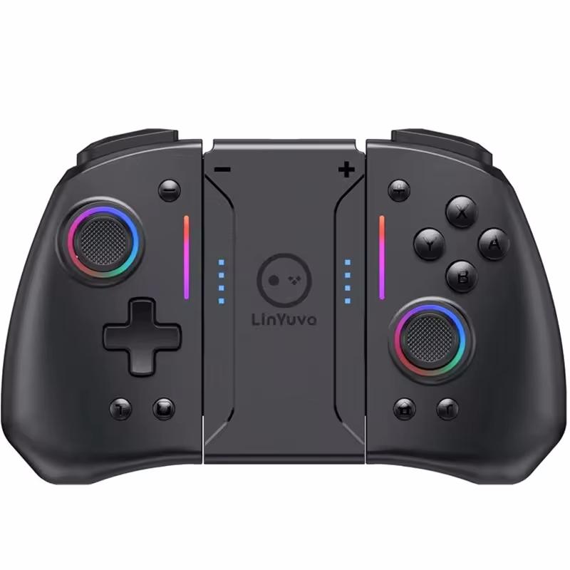 Wireless Bluetooth Control For Nintendo Switch & OLED & Lite Gamepad Controller Gaming Command Mando Game Pad Accessories Wireless Game Controllers Hall effect joystick Console Joystick RGB light macro six axis motion Kit Digital Wireless Controller
