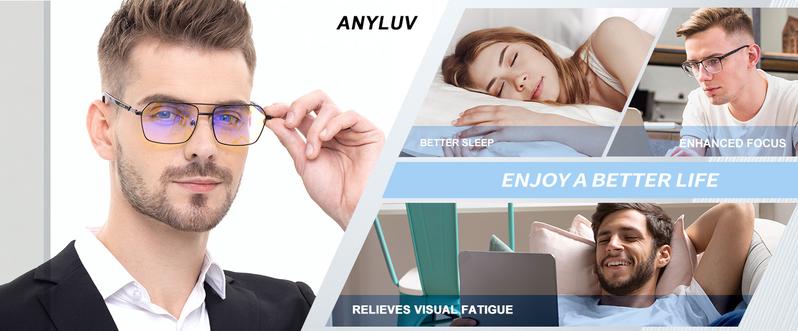 KALIYADI Vintage Blue Light Blocking Glasses, Ideal for work study and gaming relieves eye strain UV protection(AN28) KALIYADI Vintage Blue Light Blocking Glasses, Ideal for work study and gaming relieves eye strain UV protection(AN28)