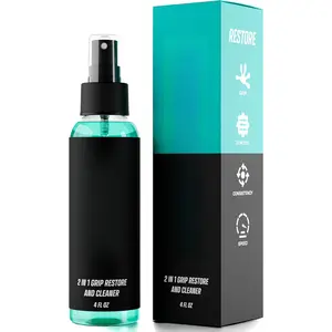 2-in-1 Grip Restore & Cleaner –#1 Golf, Basketball, Football, Volleyball, and Baseball Grip Spray – Restores Grip, Shoe & Glove Traction, Removes Dirt & Oil, Restores Control & Consistency