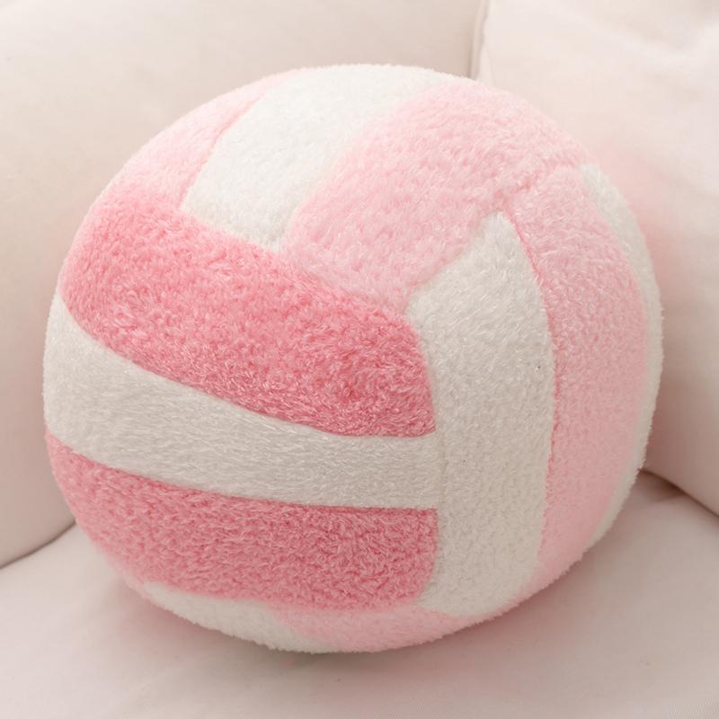 Volleyball Pillow Sports Pillows Volleyball Plush Pillow Sport Theme Fluffy Stuffed Throw Pillow Volleyball Room Decor Gift for Bedroom Decoration Supplies Soft Cushions