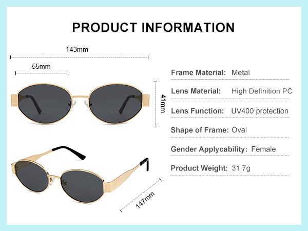 SOJOS Retro Oval Sunglasses for Women Men Trendy Sun Glasses Classic Shades UV400