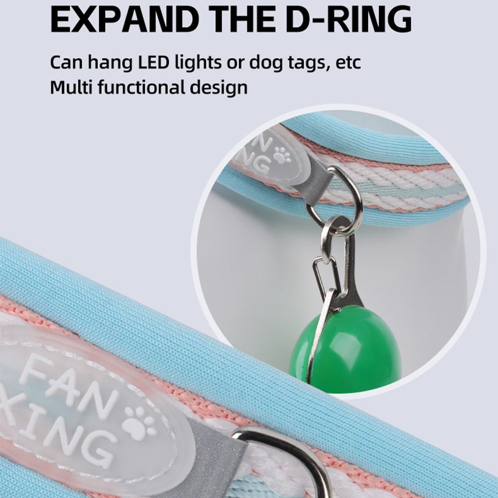 Spring Summer Dopamine Dog Collar for Small Medium Dogs, Teddy Corgi Schnauzer Neck Circle, Comfortable Pet Accessory