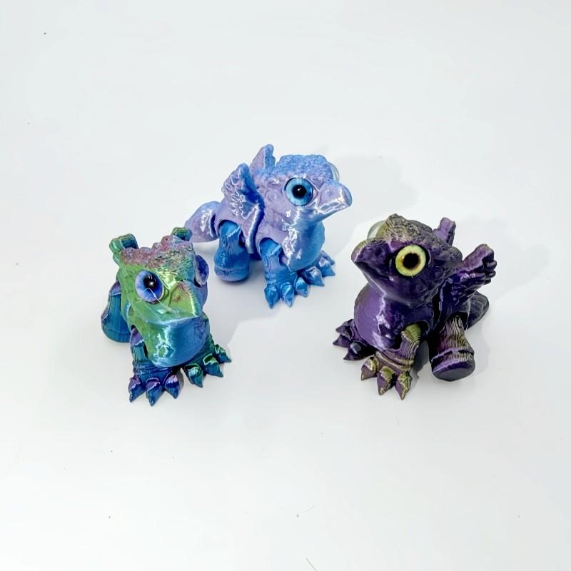 3D Printed Toy Griffin Wings Small Animal Jointed Simulation Fun Ornament Creative Handmade Model, Unique Collectible Decorative Piece