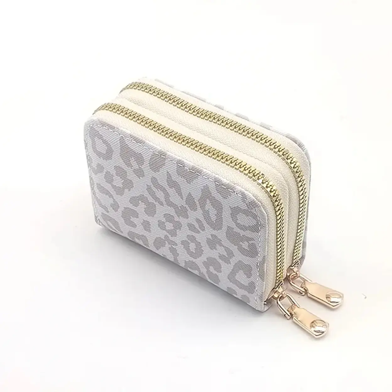 Women’s RFID‑Blocking Leather Wallet, Fashionable Durable Multi‑Slot Large‑Capacity Foldable Purse, Oriental All‑Over Print With Zipper Coin Pouch, Minimalist Luxury Daily Accessory For Ladie