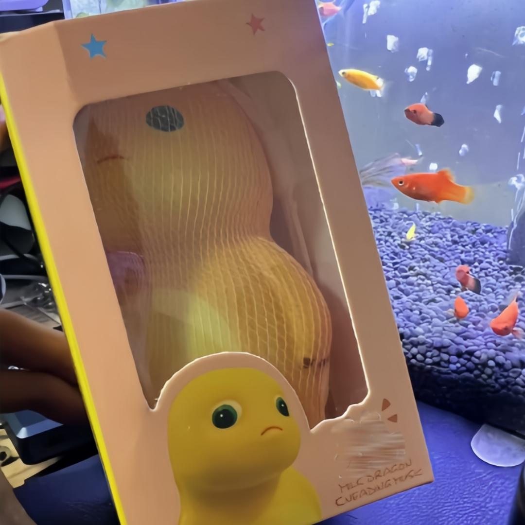 2/4PCS “I Won't Give In” / Headphone Nailong Dragon Squeeze Toy–Stress-Relief Tool, Venting Tool,Internet-Famous Cute and Funny Gift, Tilted-Head Nailong “I Won't Give In” Squeeze Toy – Slow-Rebound Stress-Relief and Venting Tool,Stress-Relief Plush