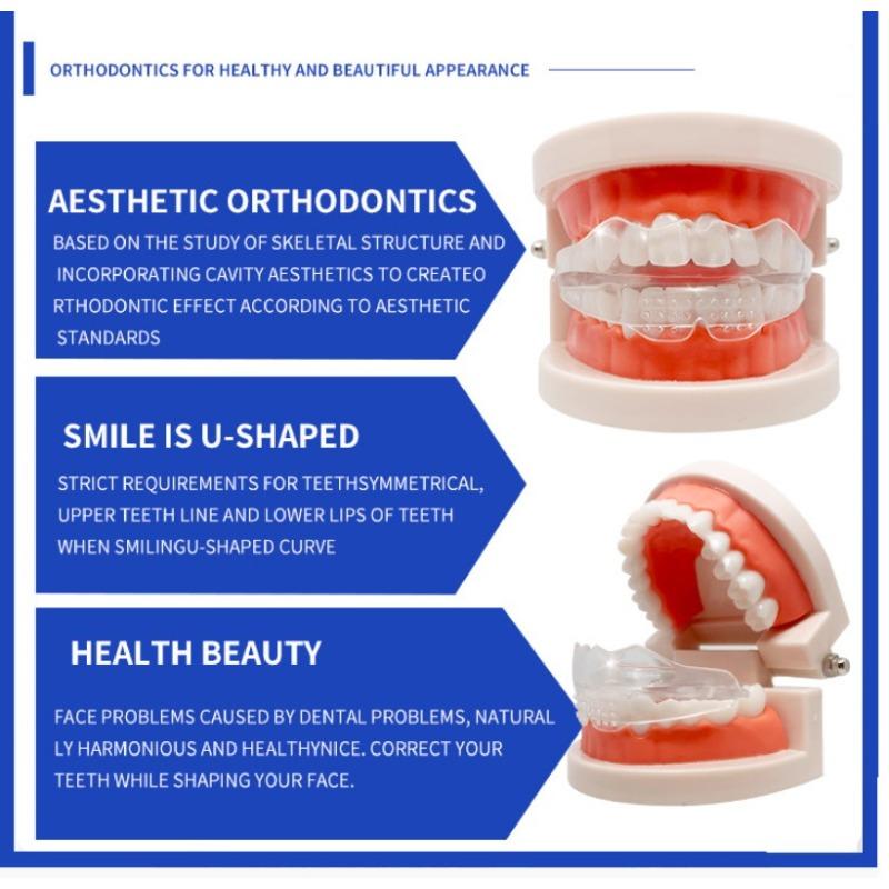 Silicone orthodontic braces Product with Storage Case, Comfortable to Wear, Safe to Use, Suitable for Both Men and Women